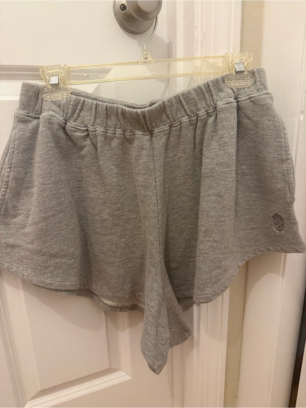 FP Movement by Free People Light Heather Grey Elastic Waist Athletic Shorts